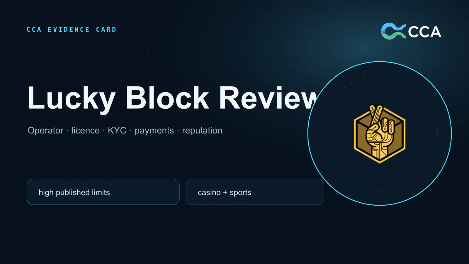 Lucky Block casino interface used as a visual reference for this alternatives guide