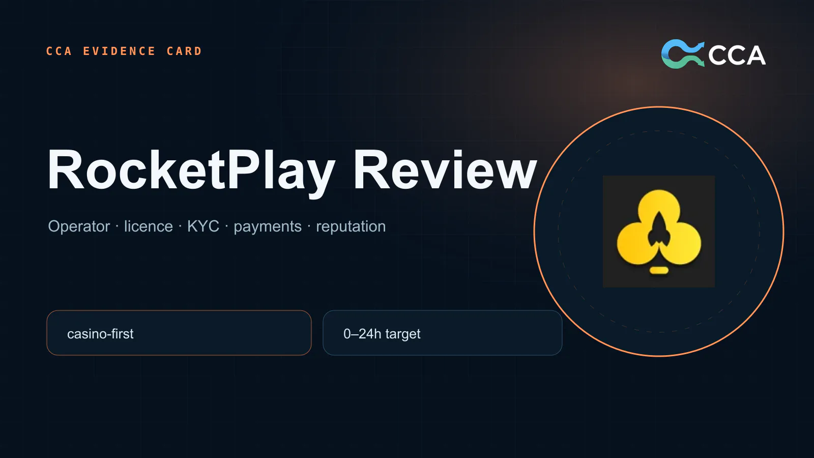 RocketPlay casino interface used as a visual reference for this alternatives guide
